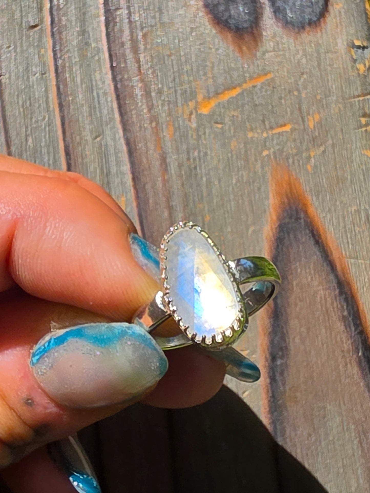 Moonstone Ring, Size 6.5