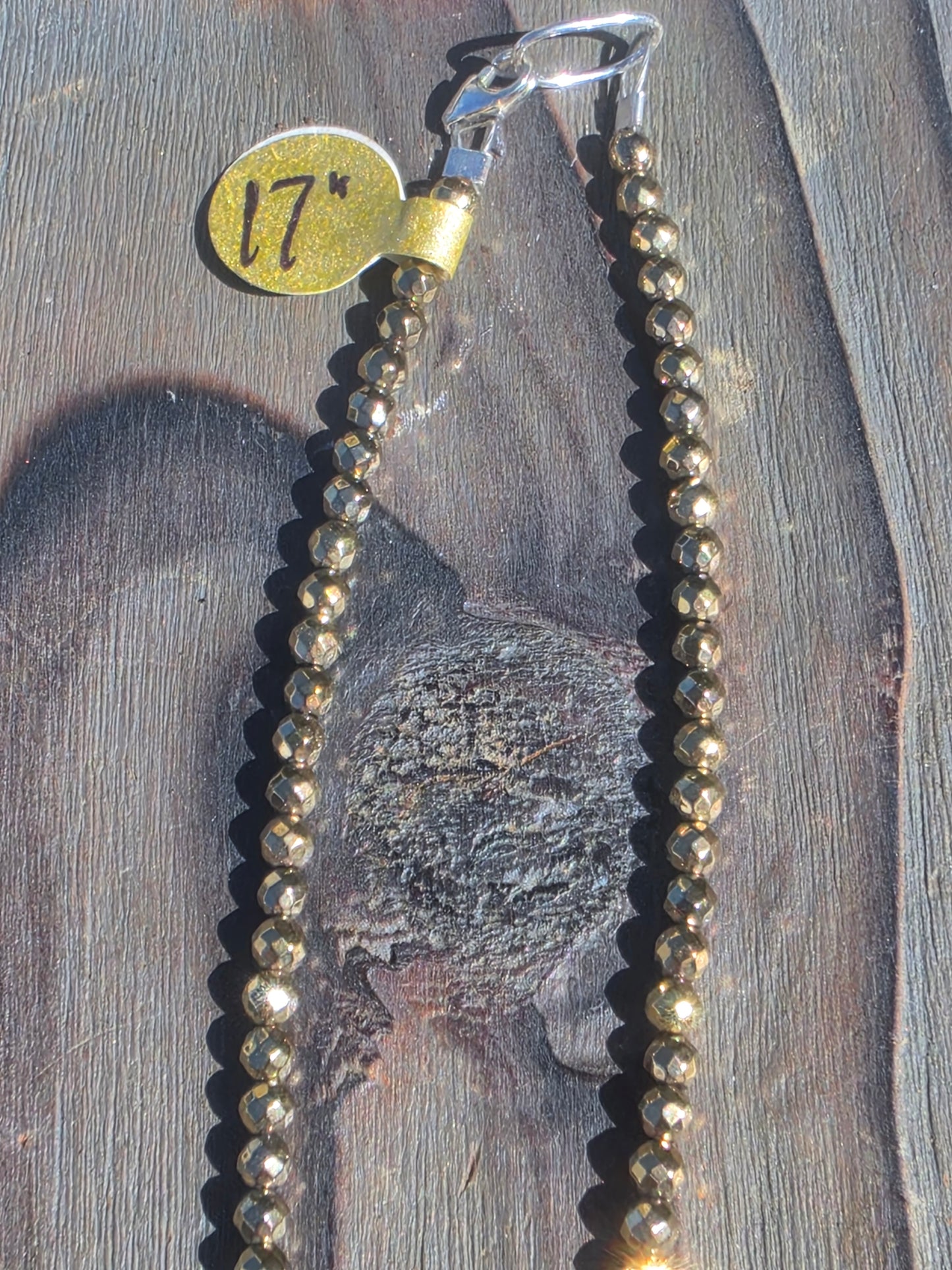 Healers Gold Necklace, 17in