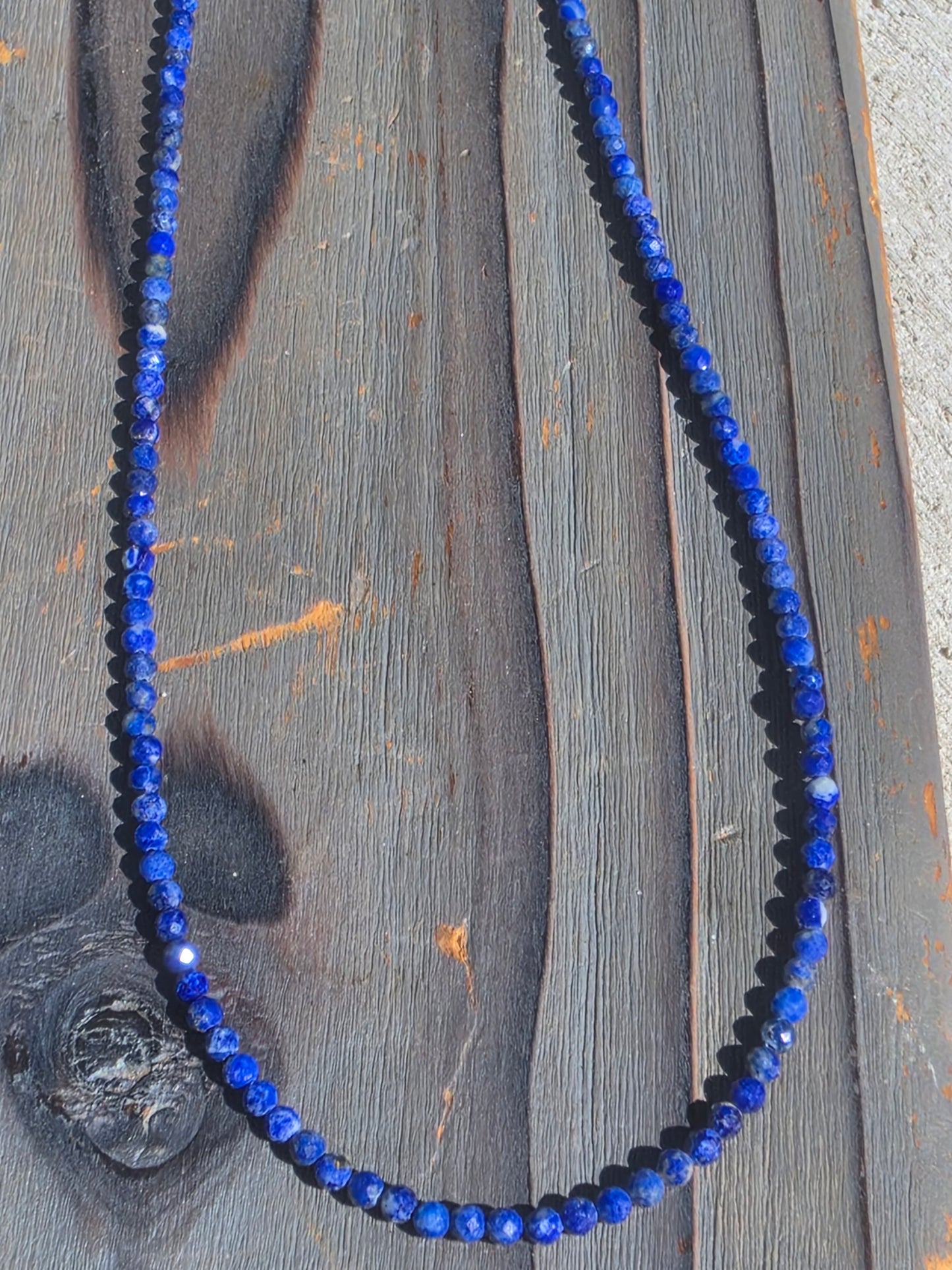 Lapis Lazuli Necklace, 17in