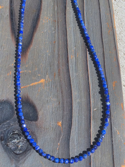 Lapis Lazuli Necklace, 17in