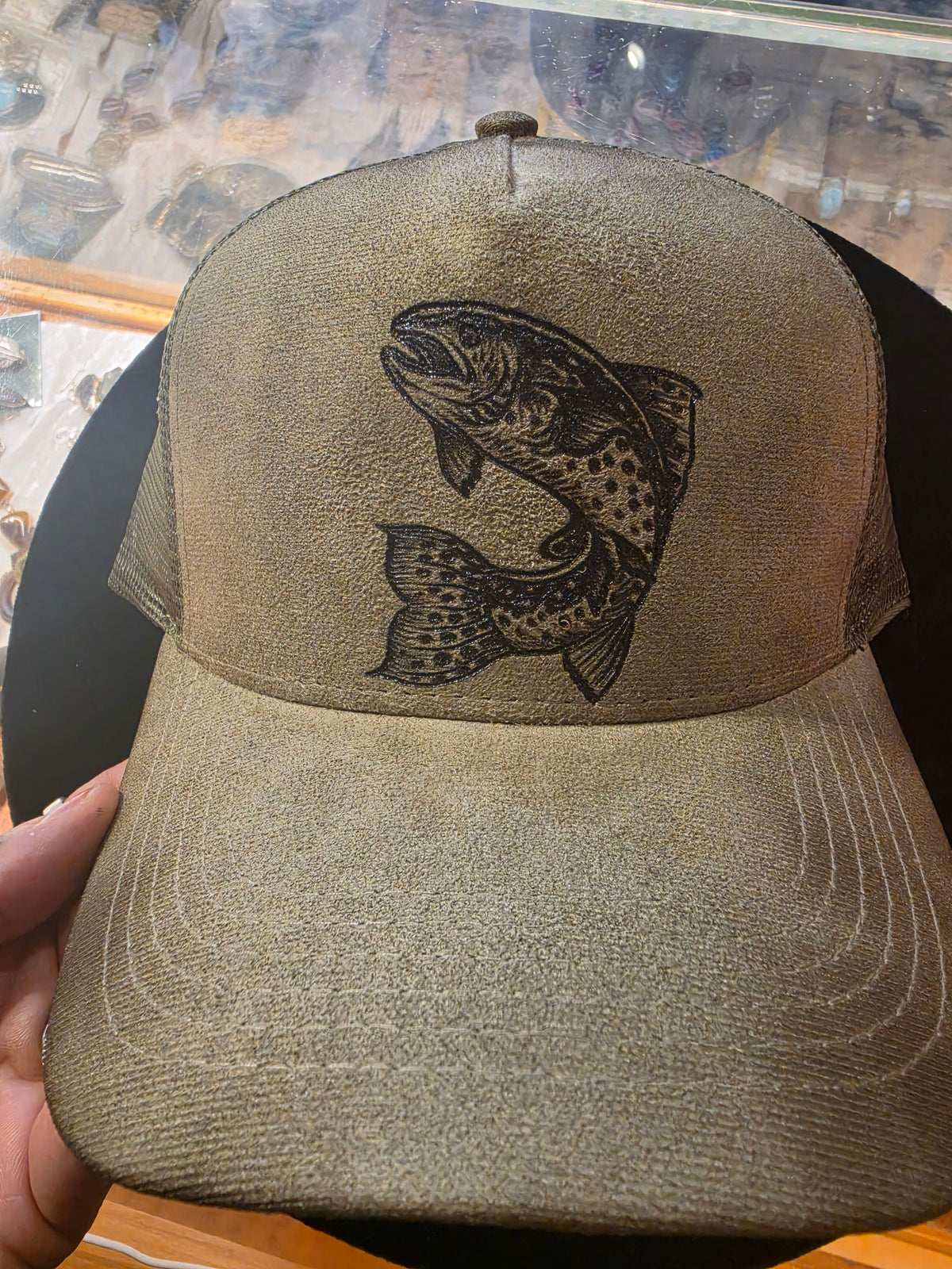 Fish Baseball Hat from Bakers Burns