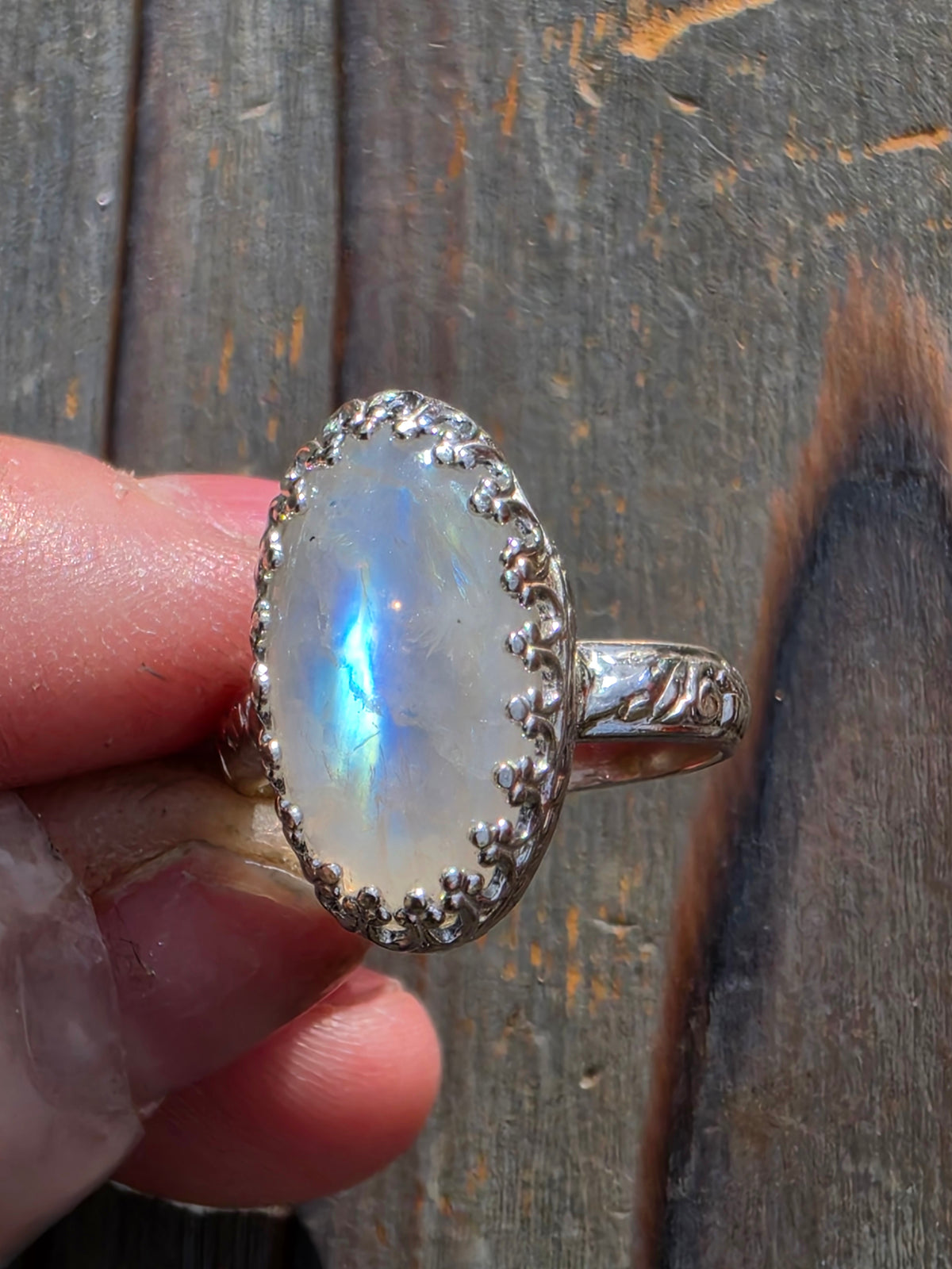 Moonstone Ring, Size 6.5