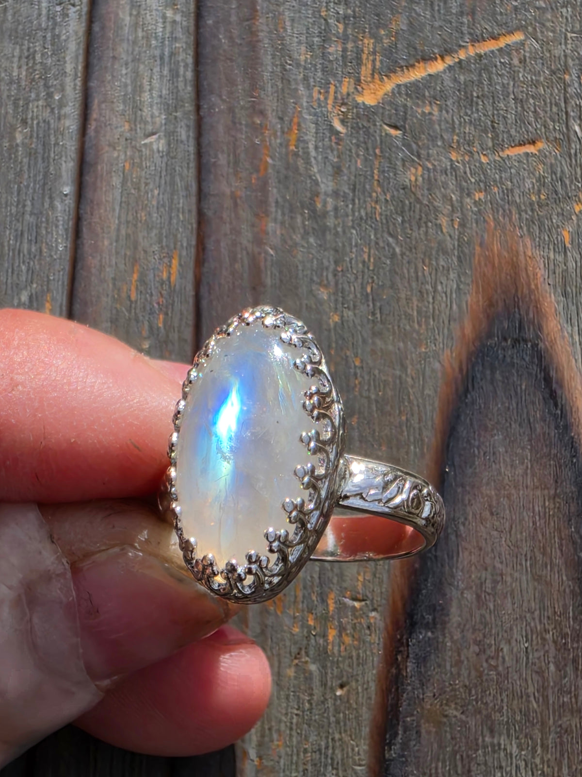 Moonstone Ring, Size 6.5