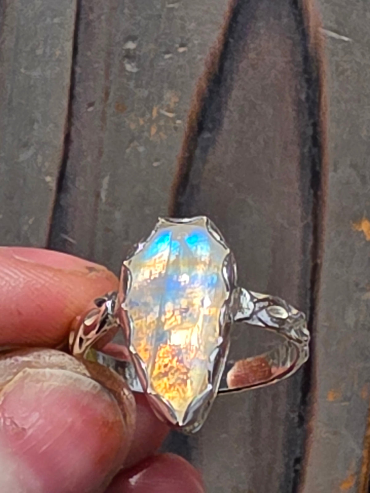 Moonstone Ring, Size 7.5