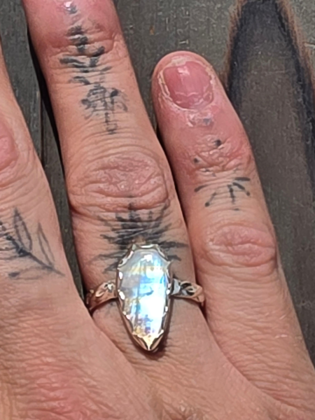 Moonstone Ring, Size 7.5