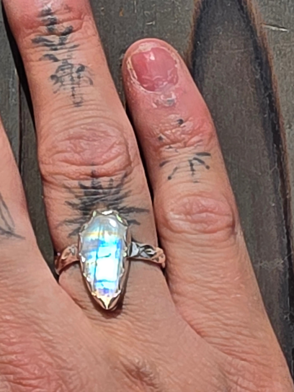 Moonstone Ring, Size 7.5