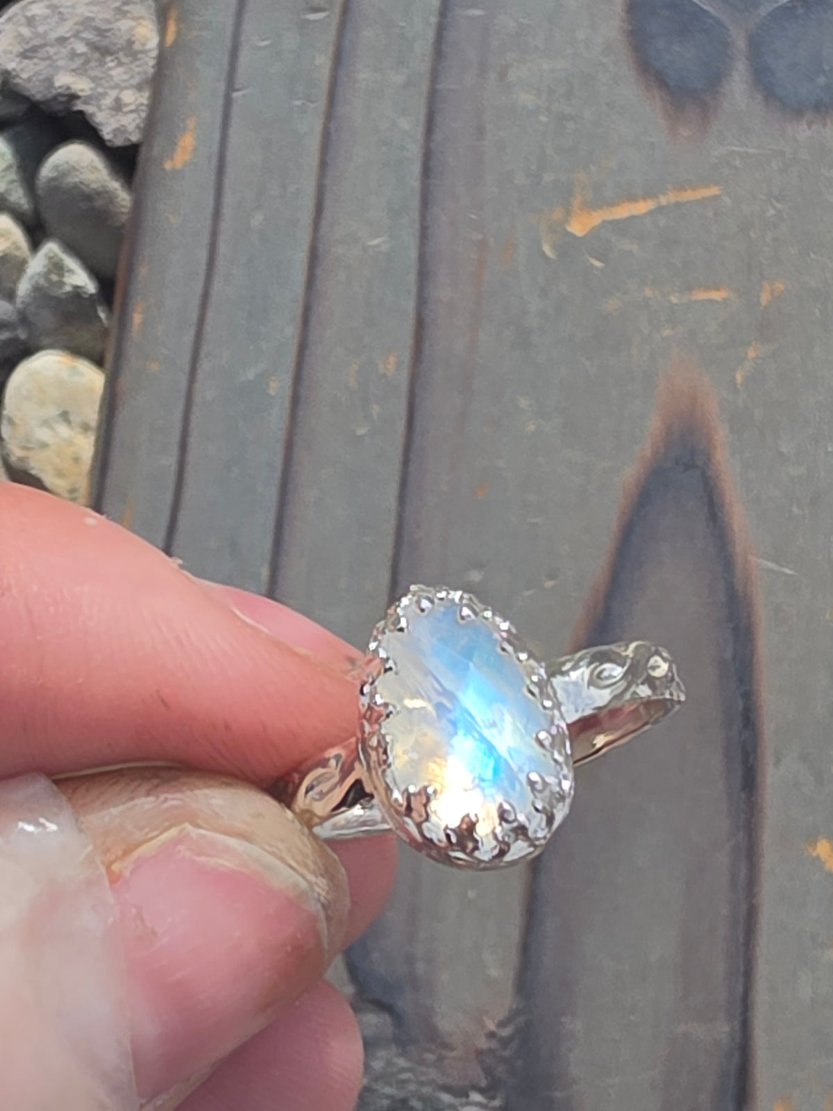 Moonstone Ring, Size 8