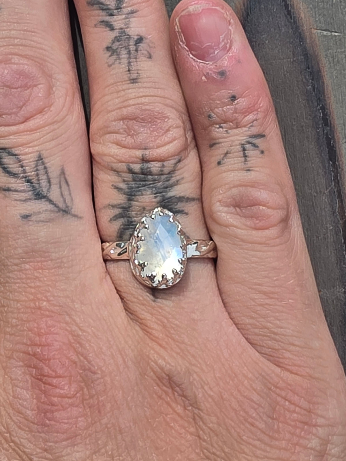 Moonstone Ring, Size 8