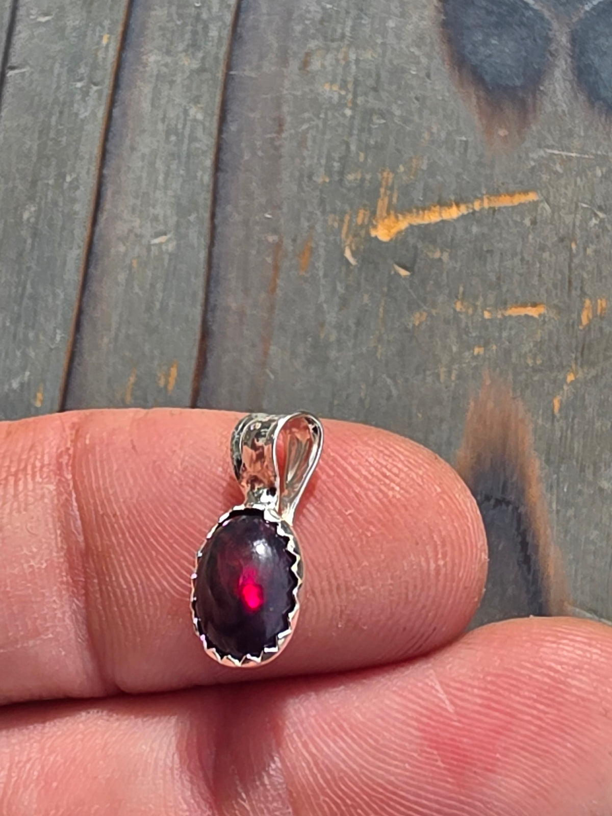 Mini Black Opal Pendant