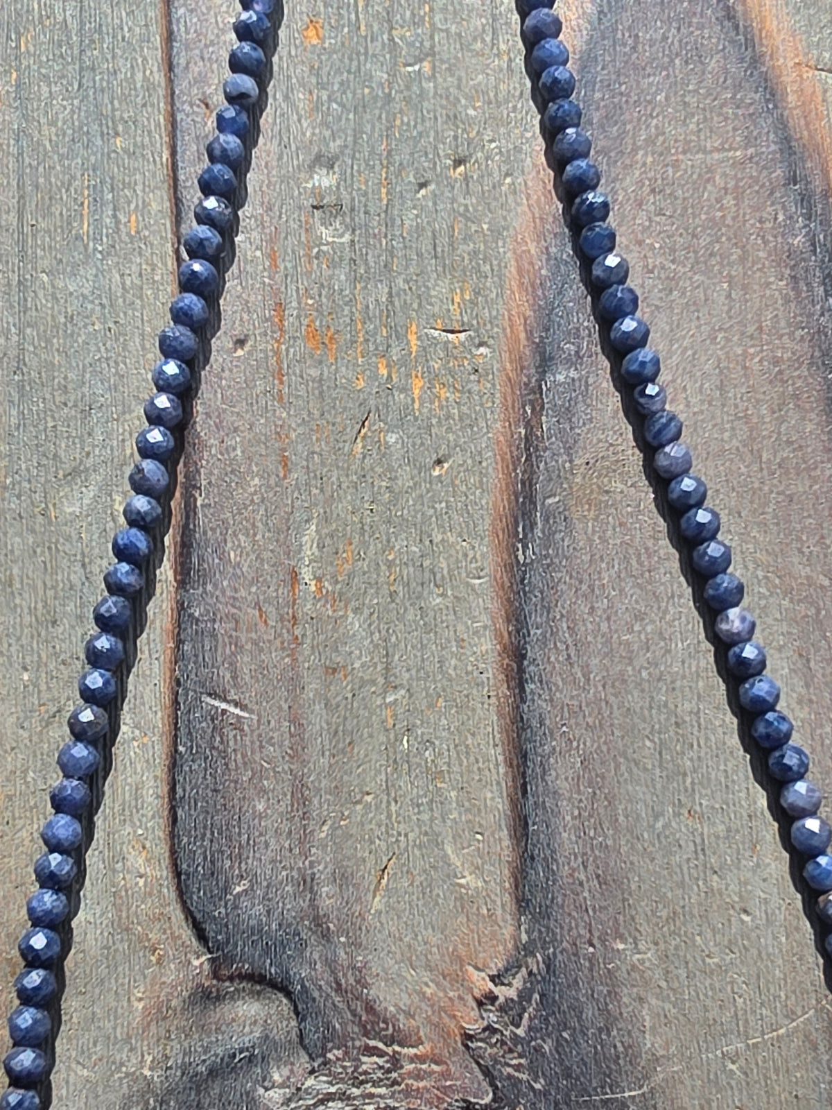 Sapphire Micro Mini Necklace, 17in