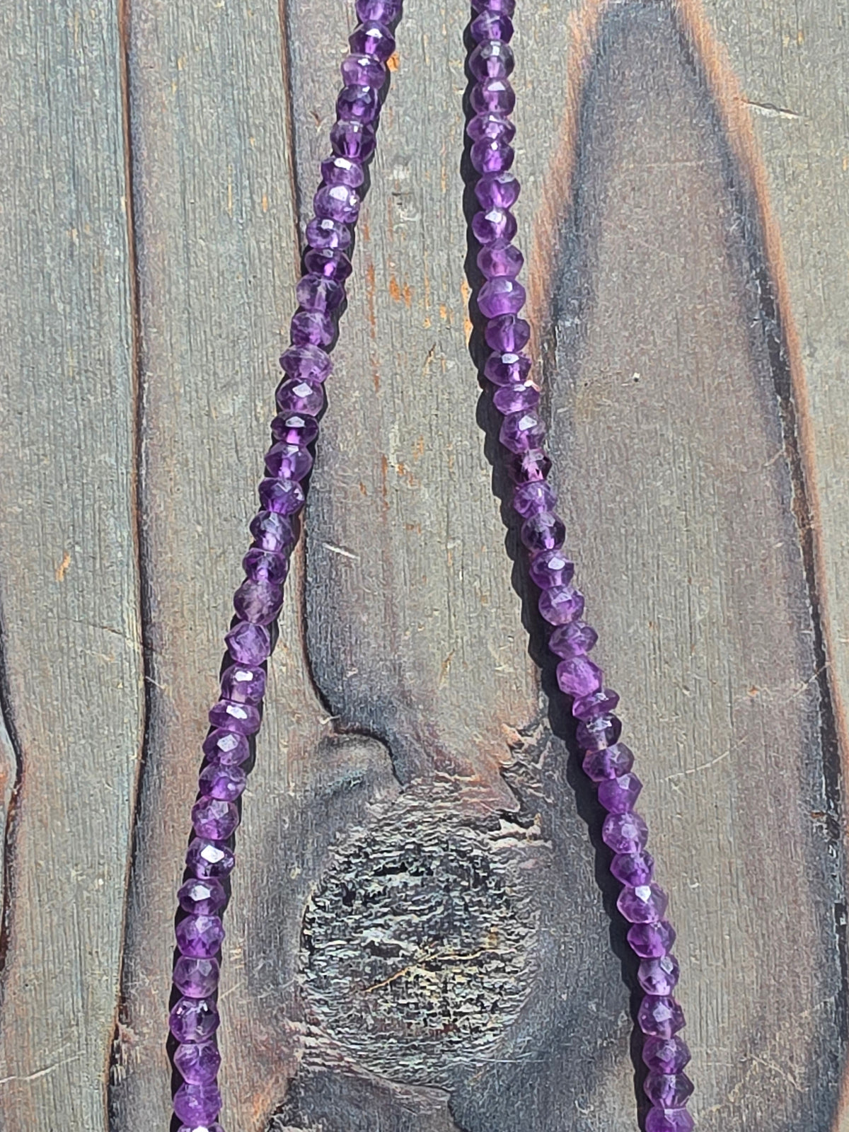 Amethyst Necklace, 17in