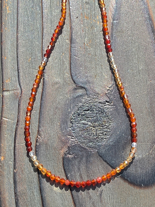 Carnelian Necklace, 16in