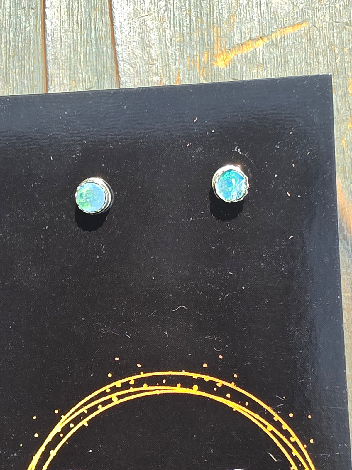 Australian Opal Stud Earrings