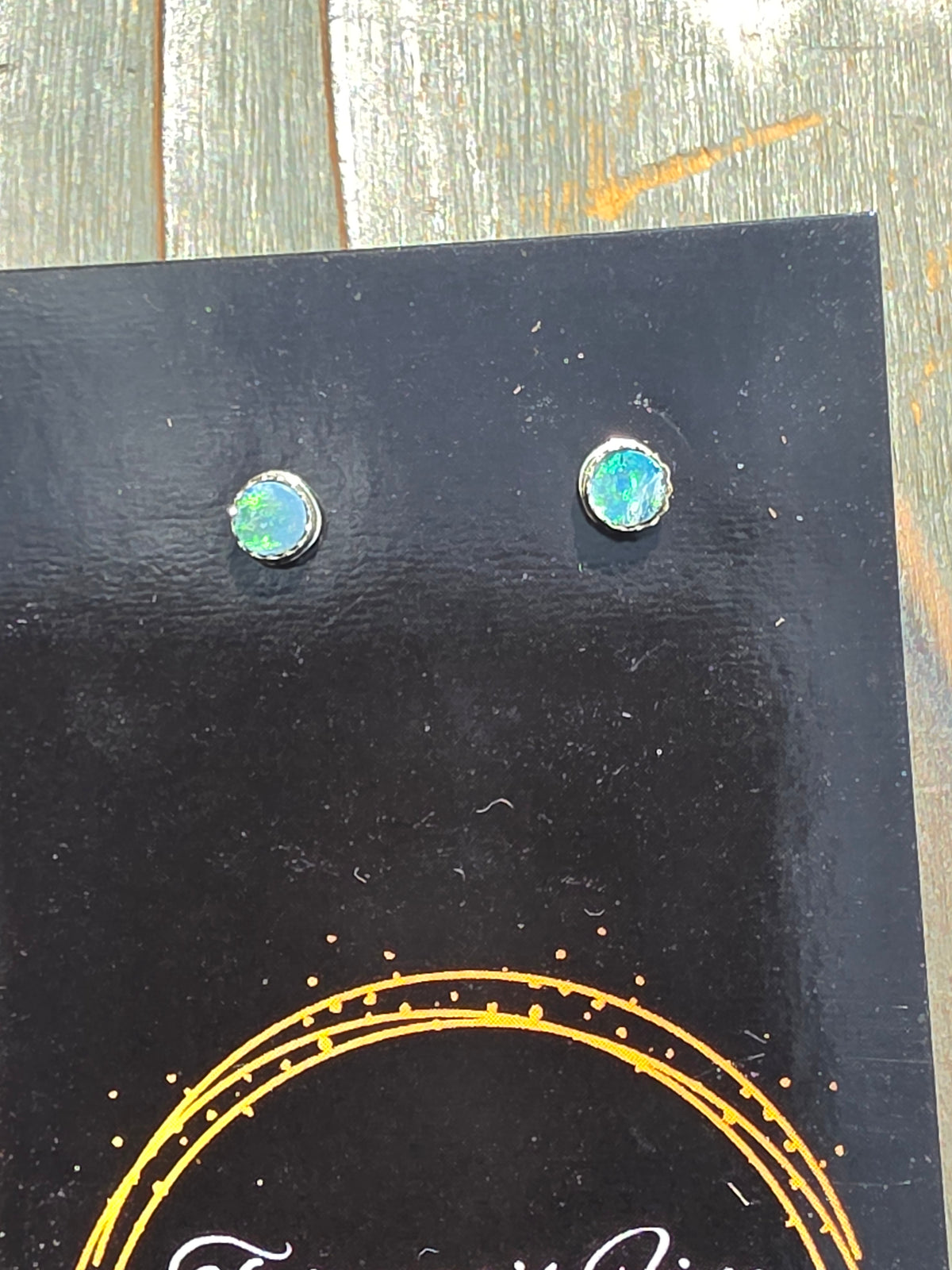 Australian Opal Stud Earrings
