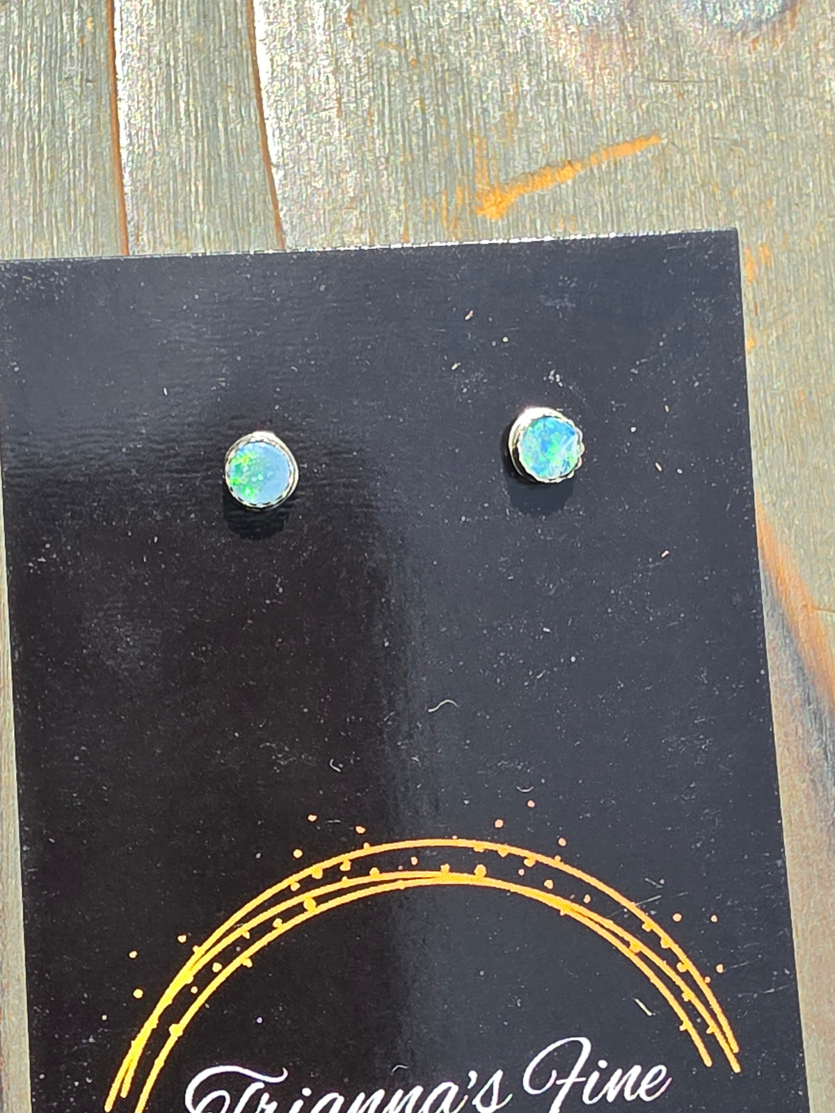 Australian Opal Stud Earrings