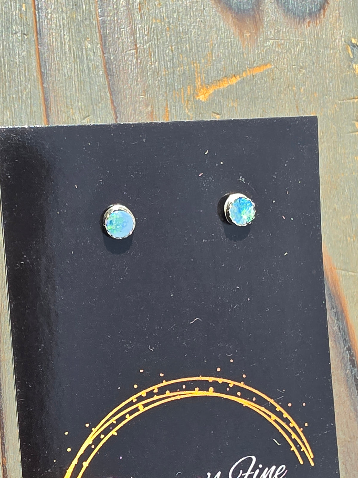Australian Opal Stud Earrings