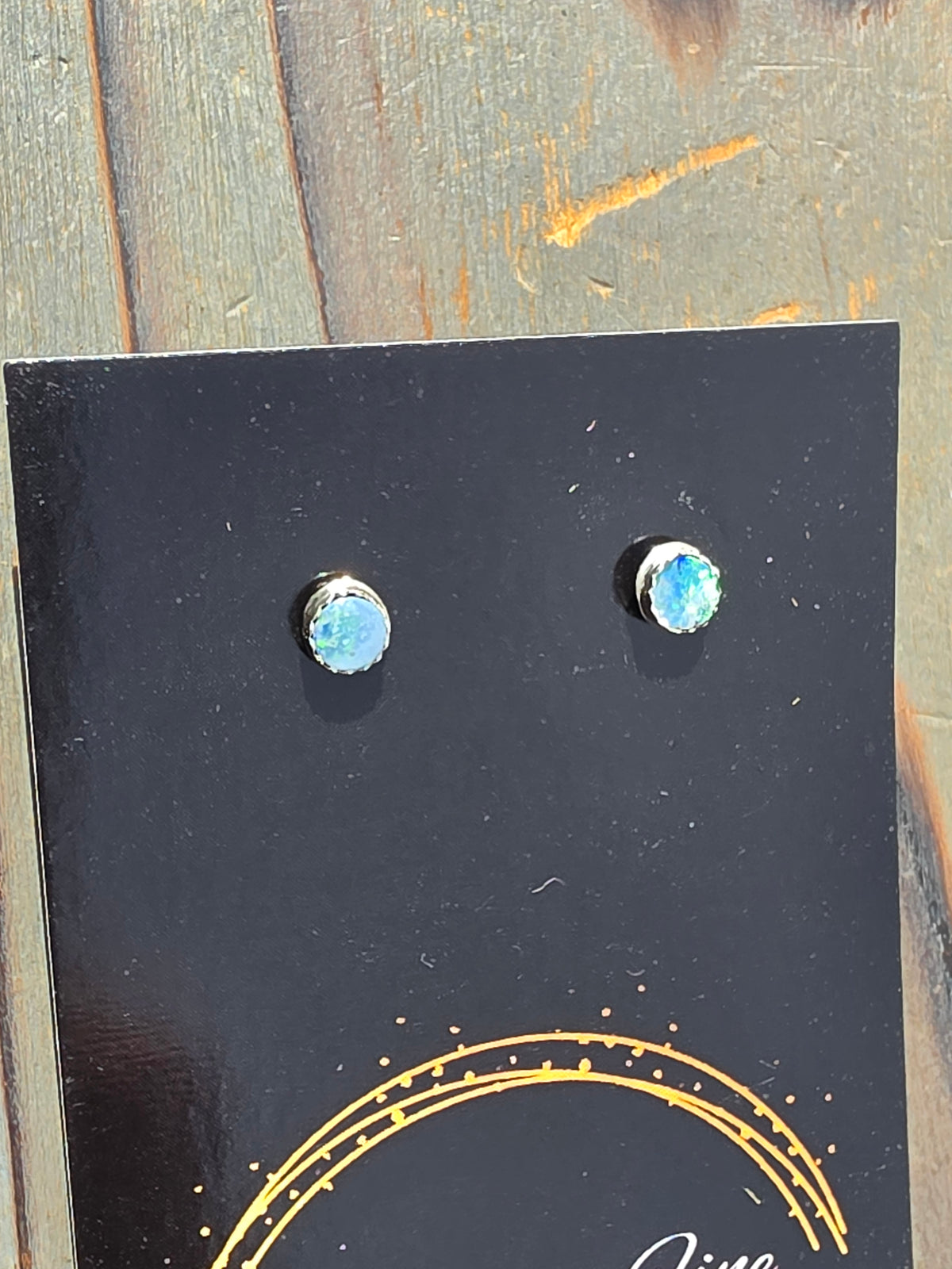 Australian Opal Stud Earrings