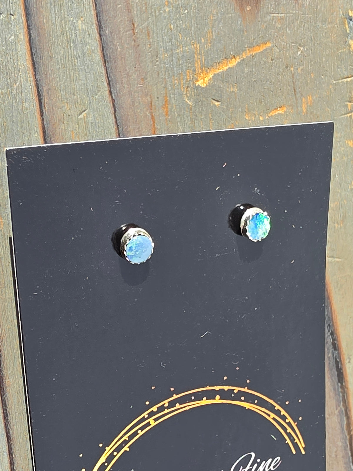 Australian Opal Stud Earrings