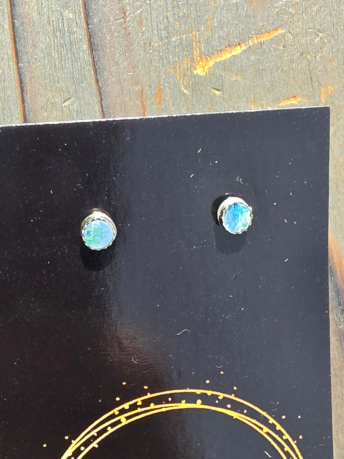 Australian Opal Stud Earrings