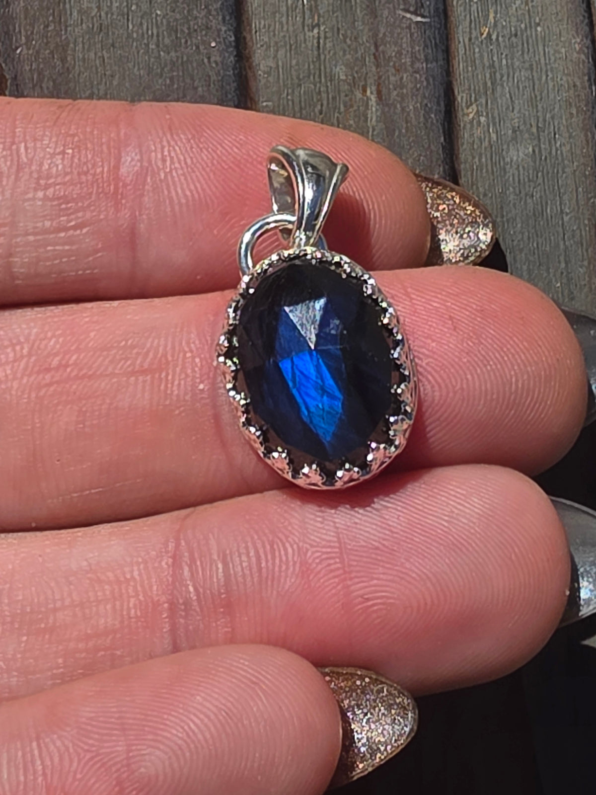 Indigo Blue Labradorite Pendant