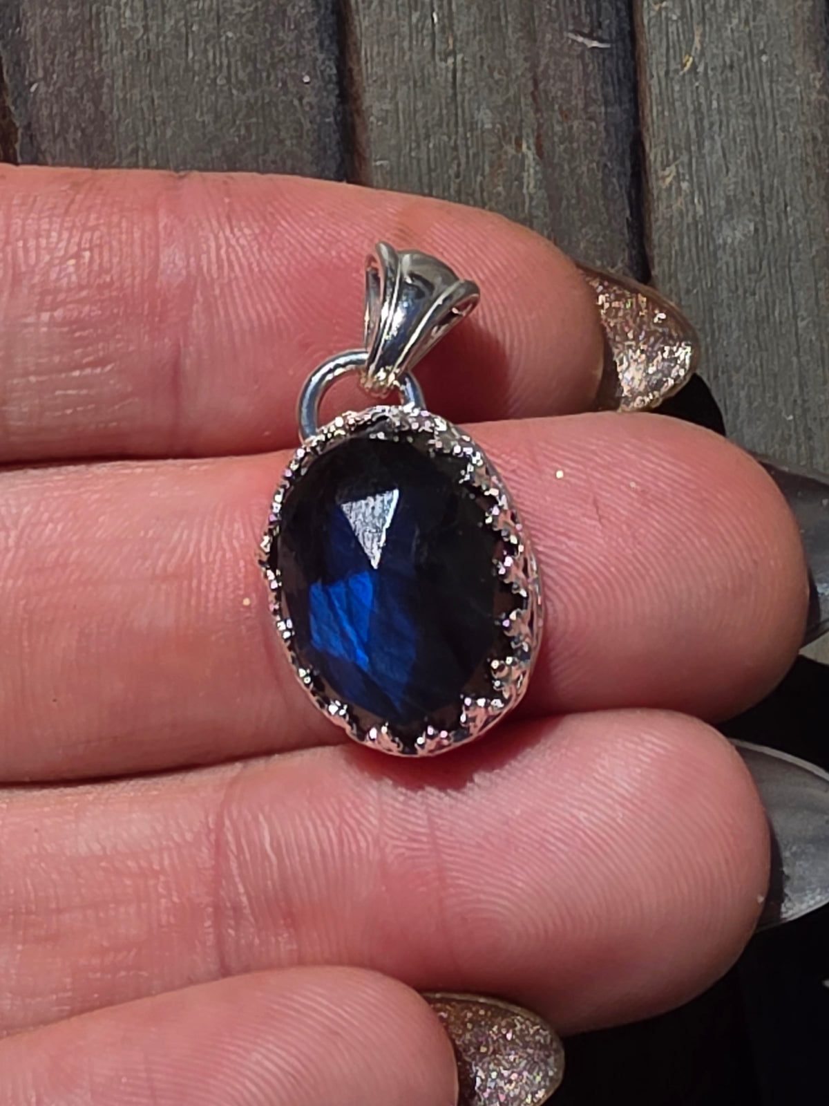Indigo Blue Labradorite Pendant