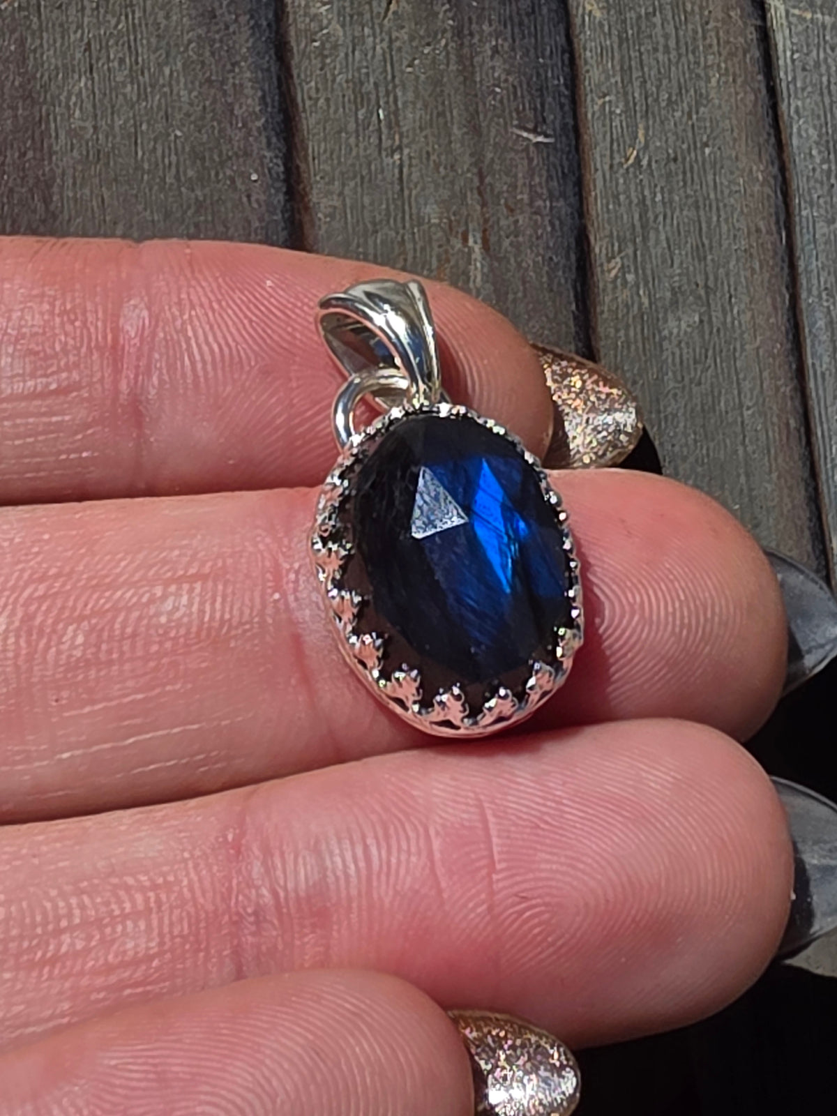 Indigo Blue Labradorite Pendant