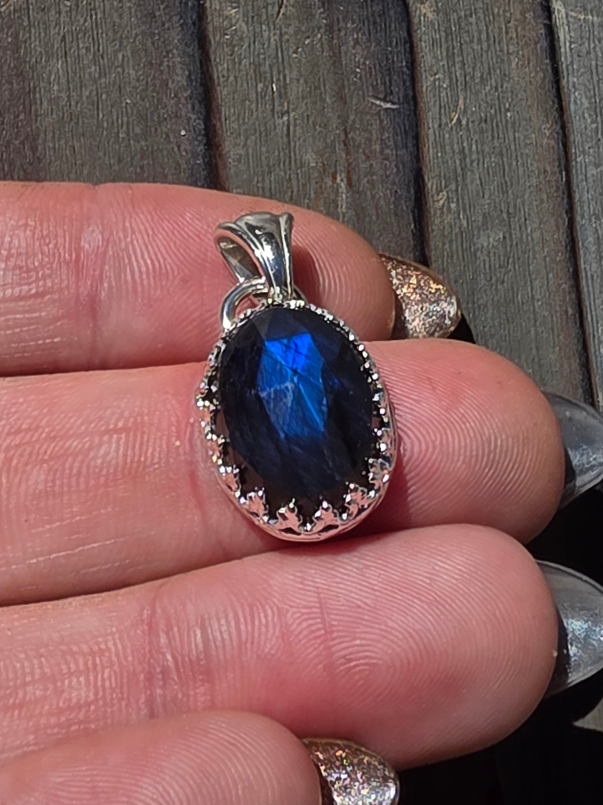 Indigo Blue Labradorite Pendant