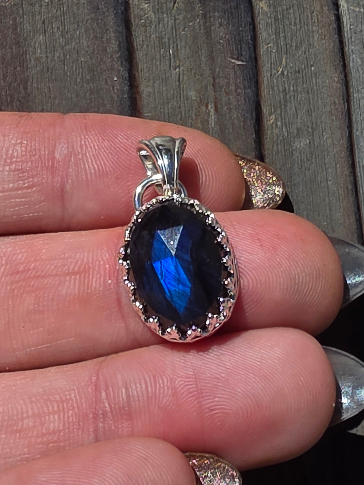 Indigo Blue Labradorite Pendant