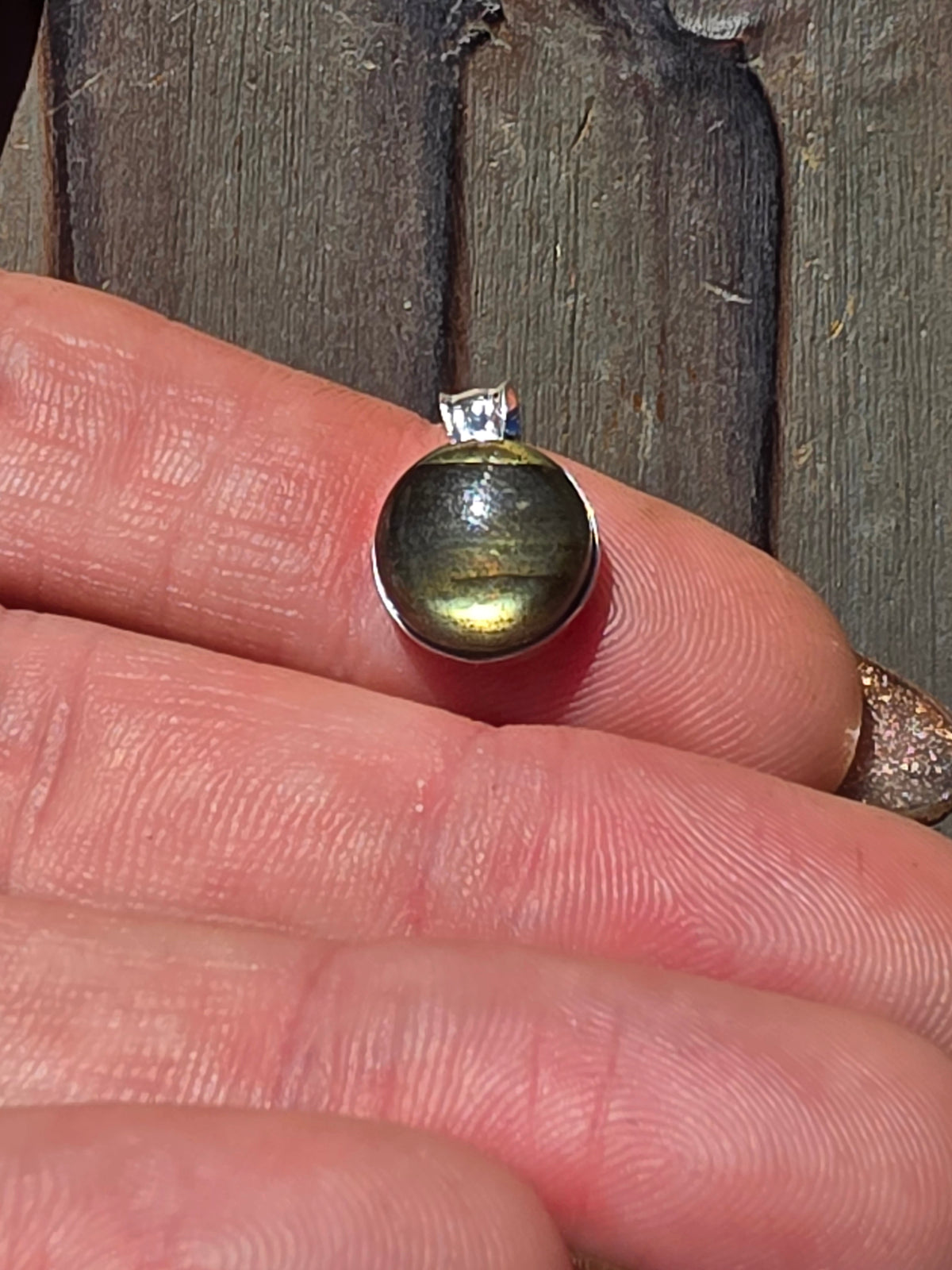 Golden Labradorite Pendant