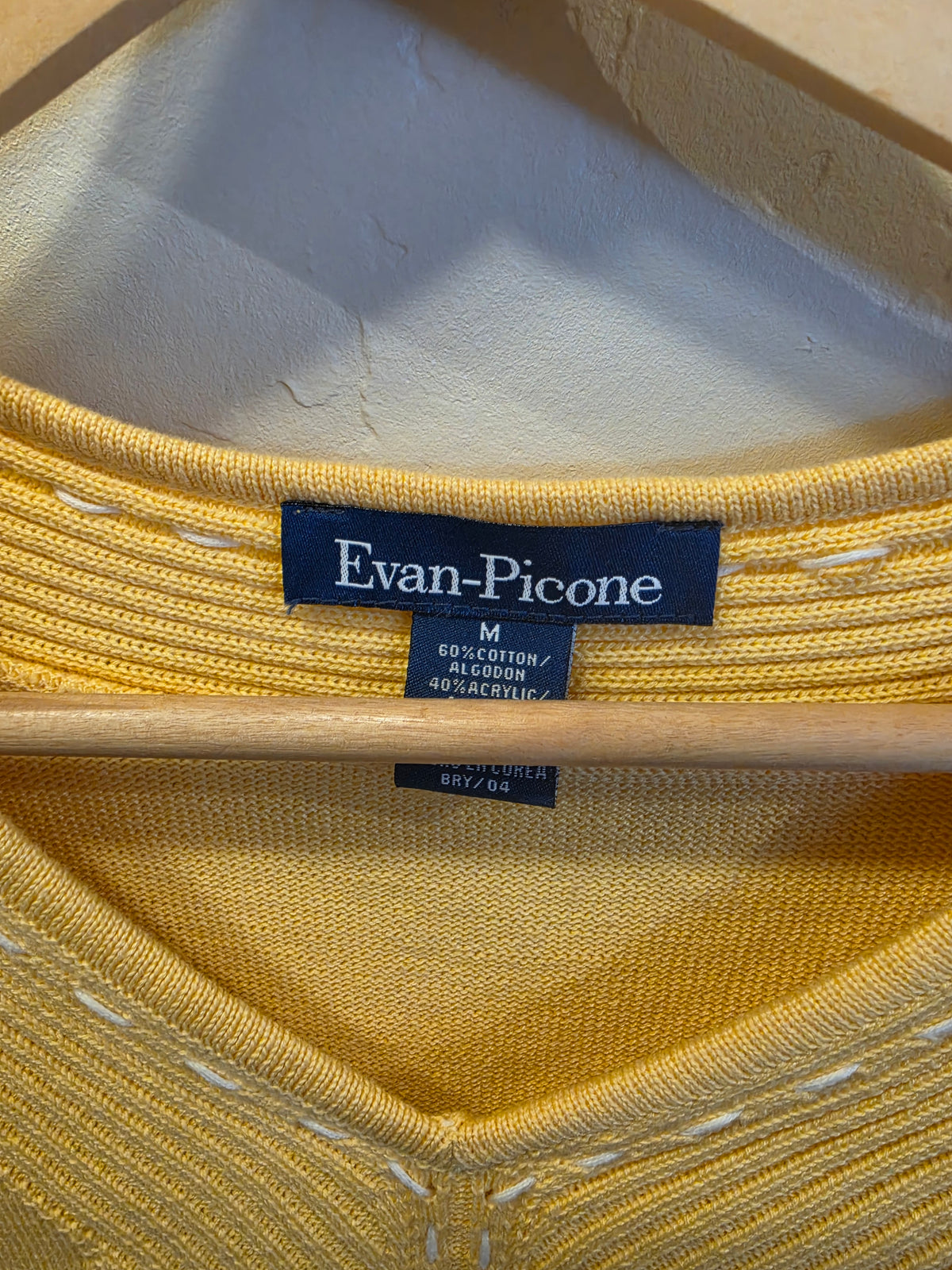 Mustard 3/4 Sleeve Sweater
