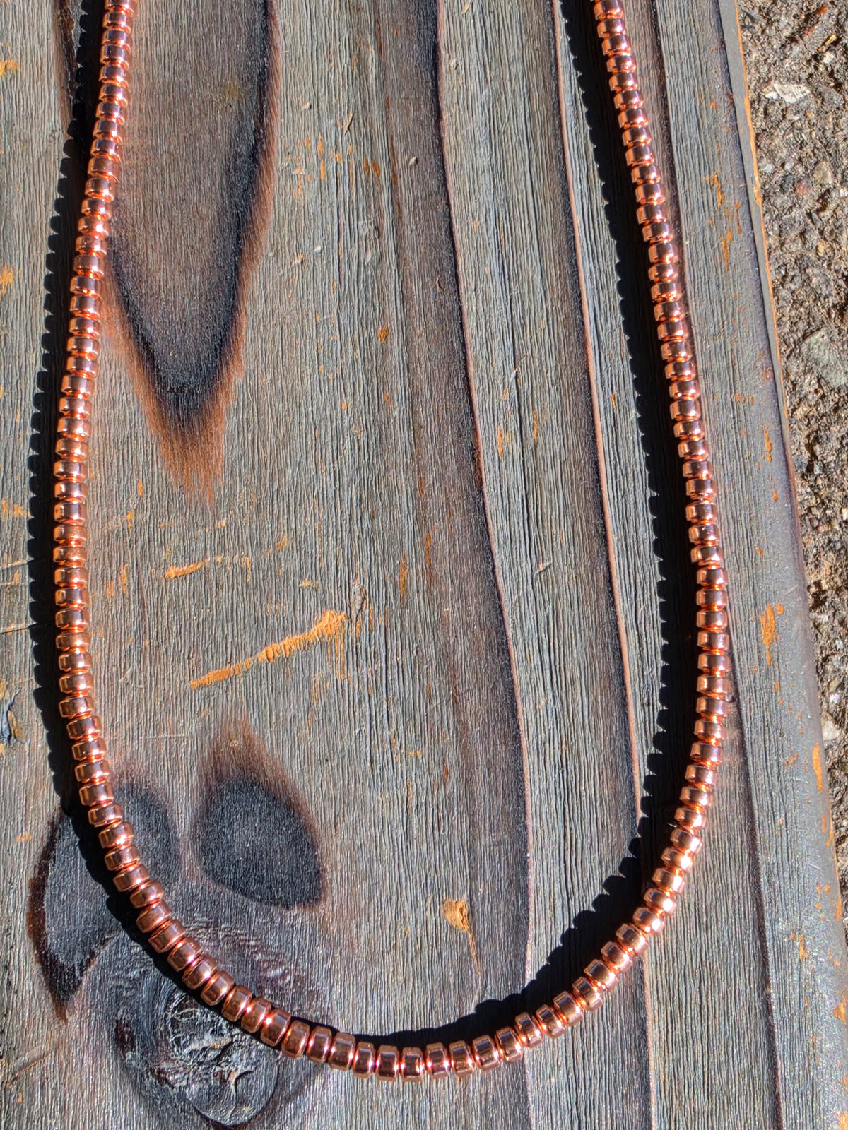 Native Copper Necklace, 18in