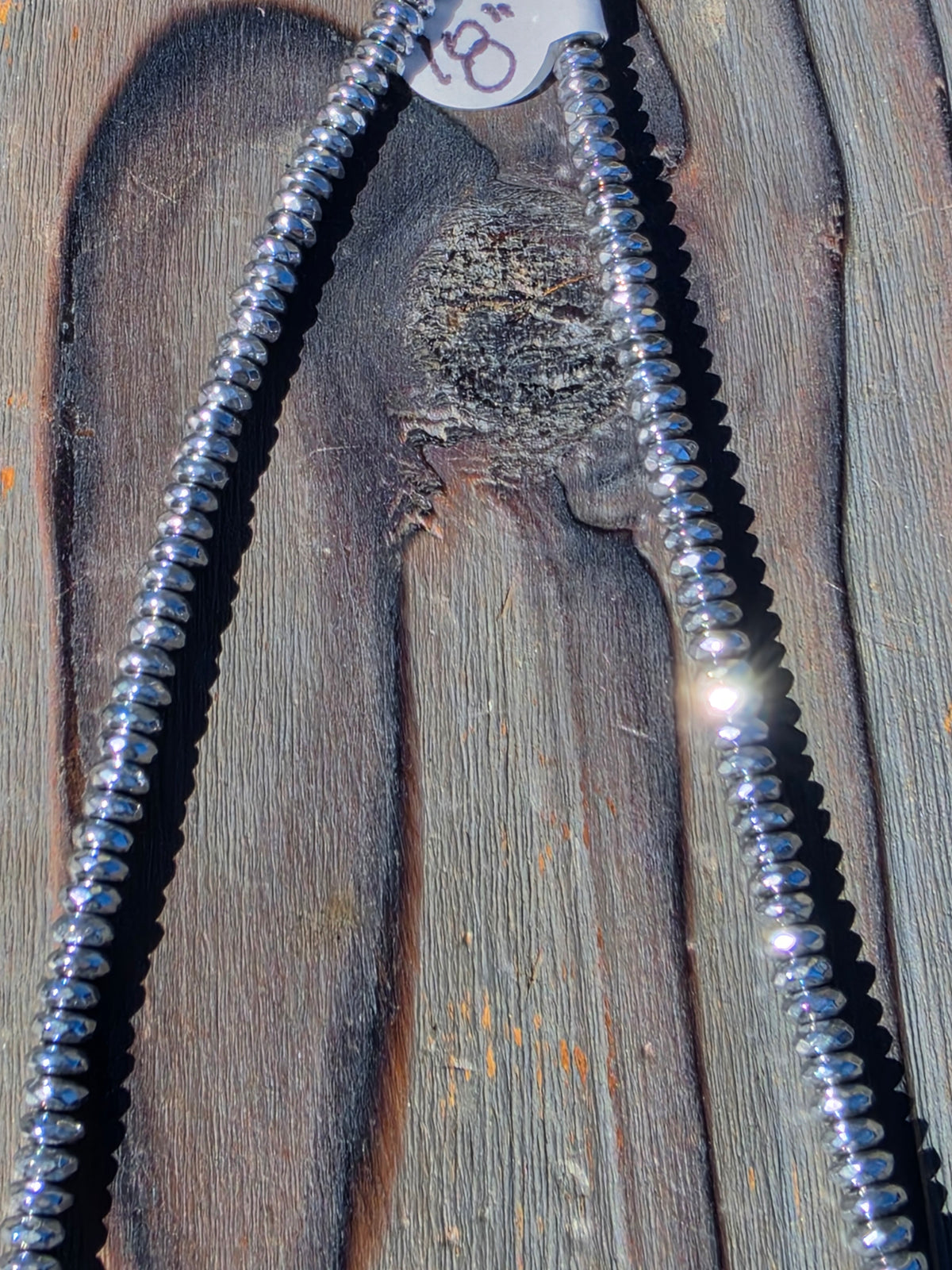 Silver Necklace, 18in