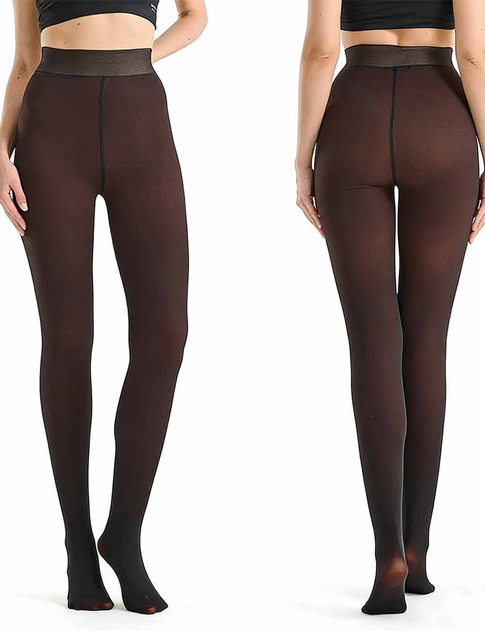 Fleece Lined Sheer Winter Warm Tights