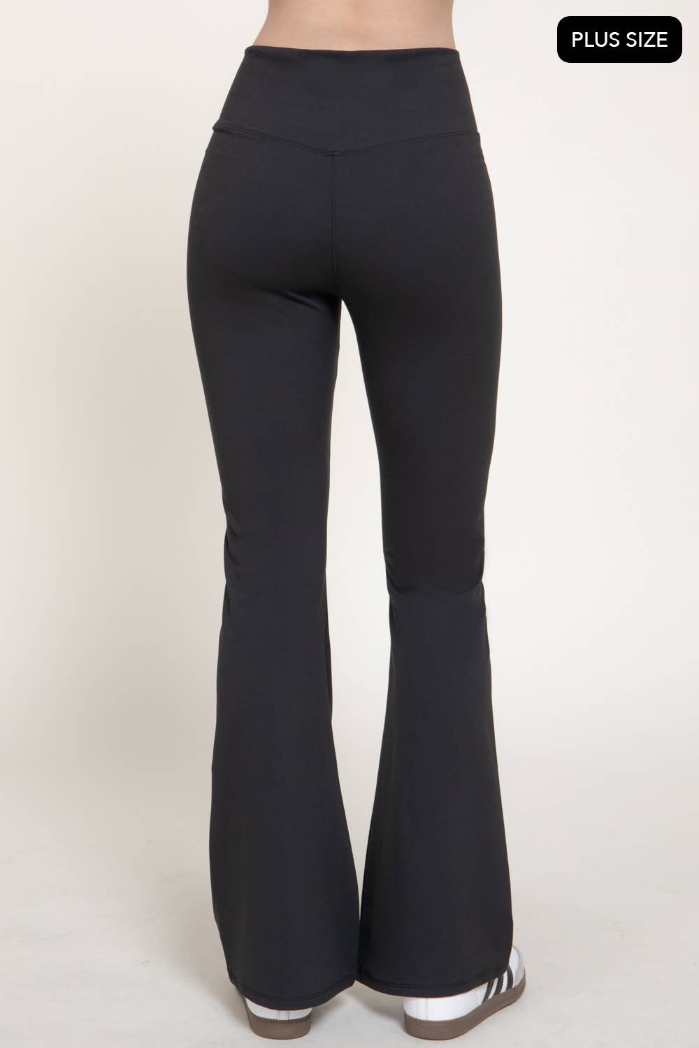 [PLUS SIZE] Cross Over Waistband Activewear Yoga Pants
