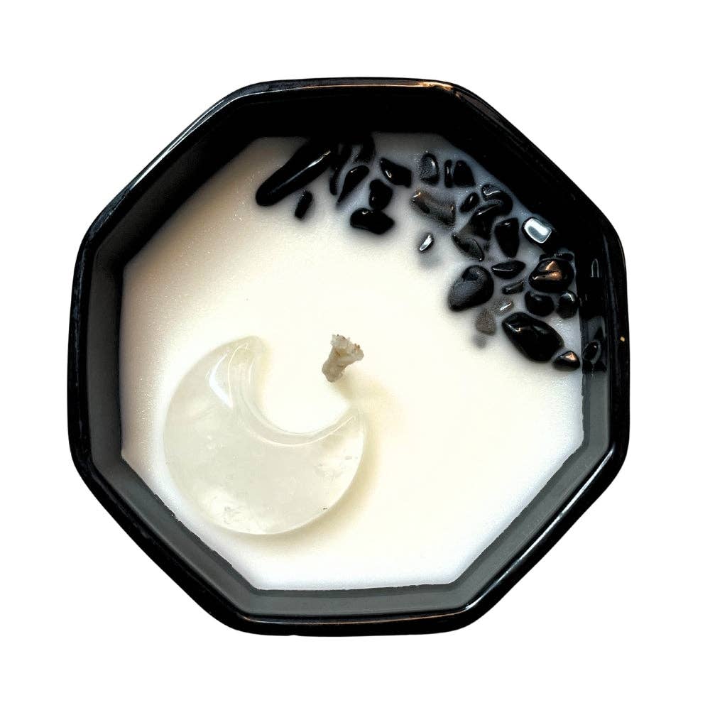 Crystal Candle, Moon Phase