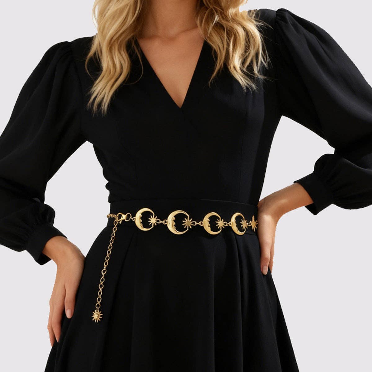 Retro Metal Pendant Waist Chain