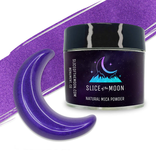 Magic Purple Glitter Mica Powder | Natural Mineral Pigment