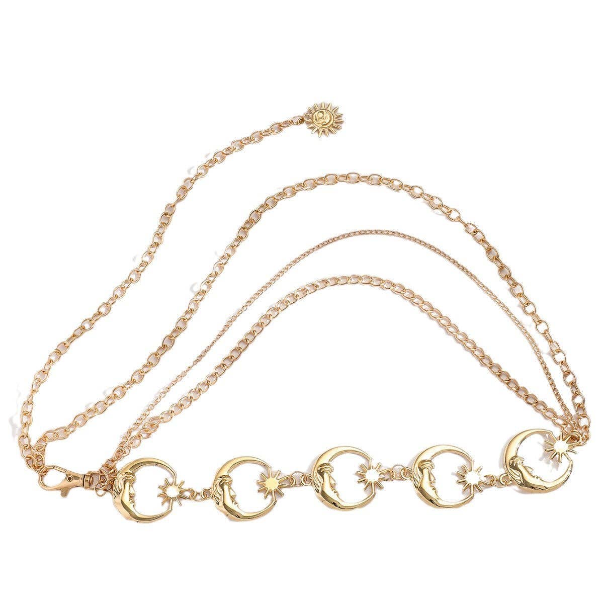Retro Metal Pendant Waist Chain