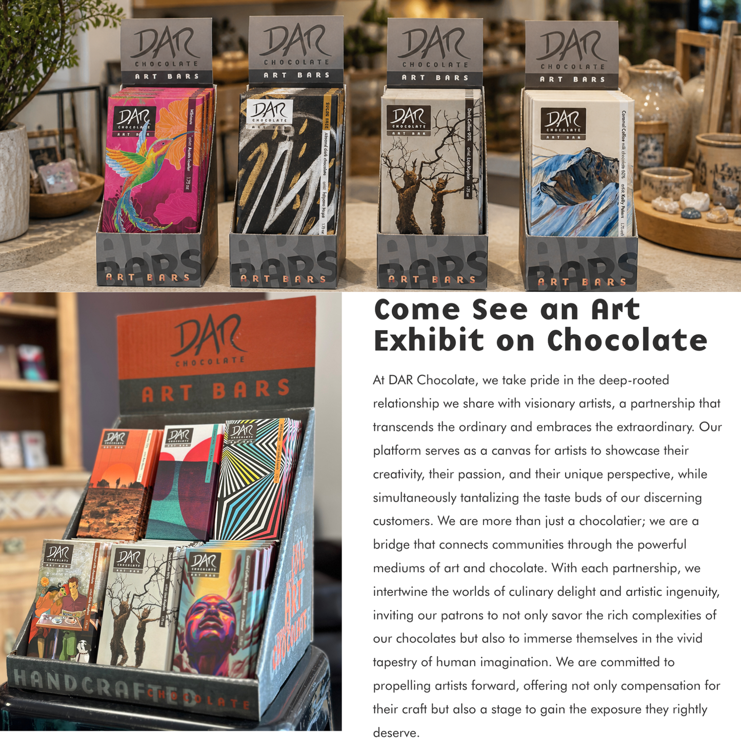 Art Bars: Salted Caramel Coffee Milk Chocolate Bar 60%