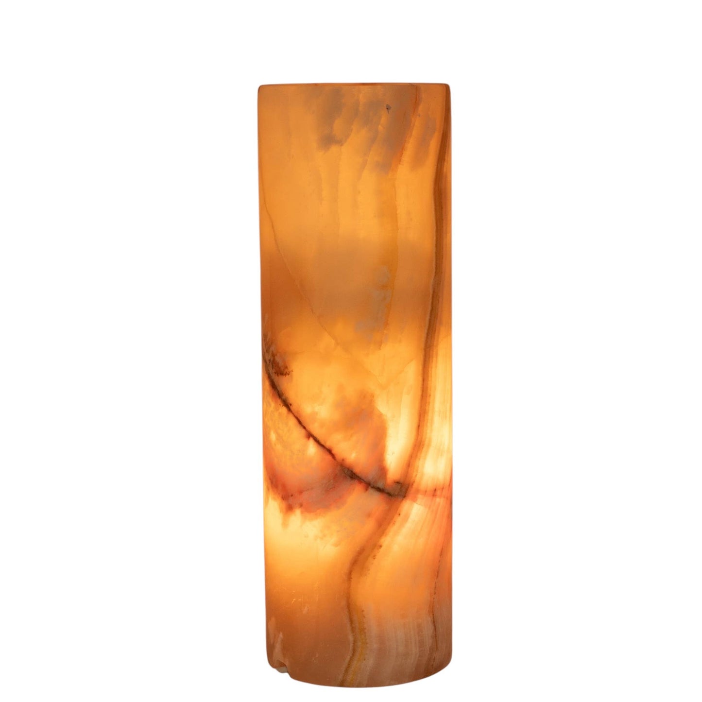 Onyx Cylinder Lamp Handcrafted