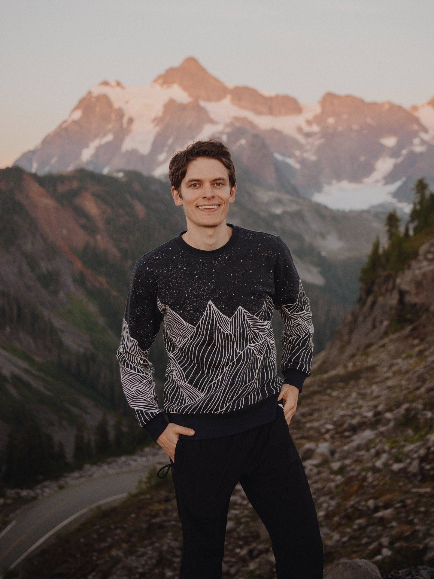 Alpine Etching Pullover