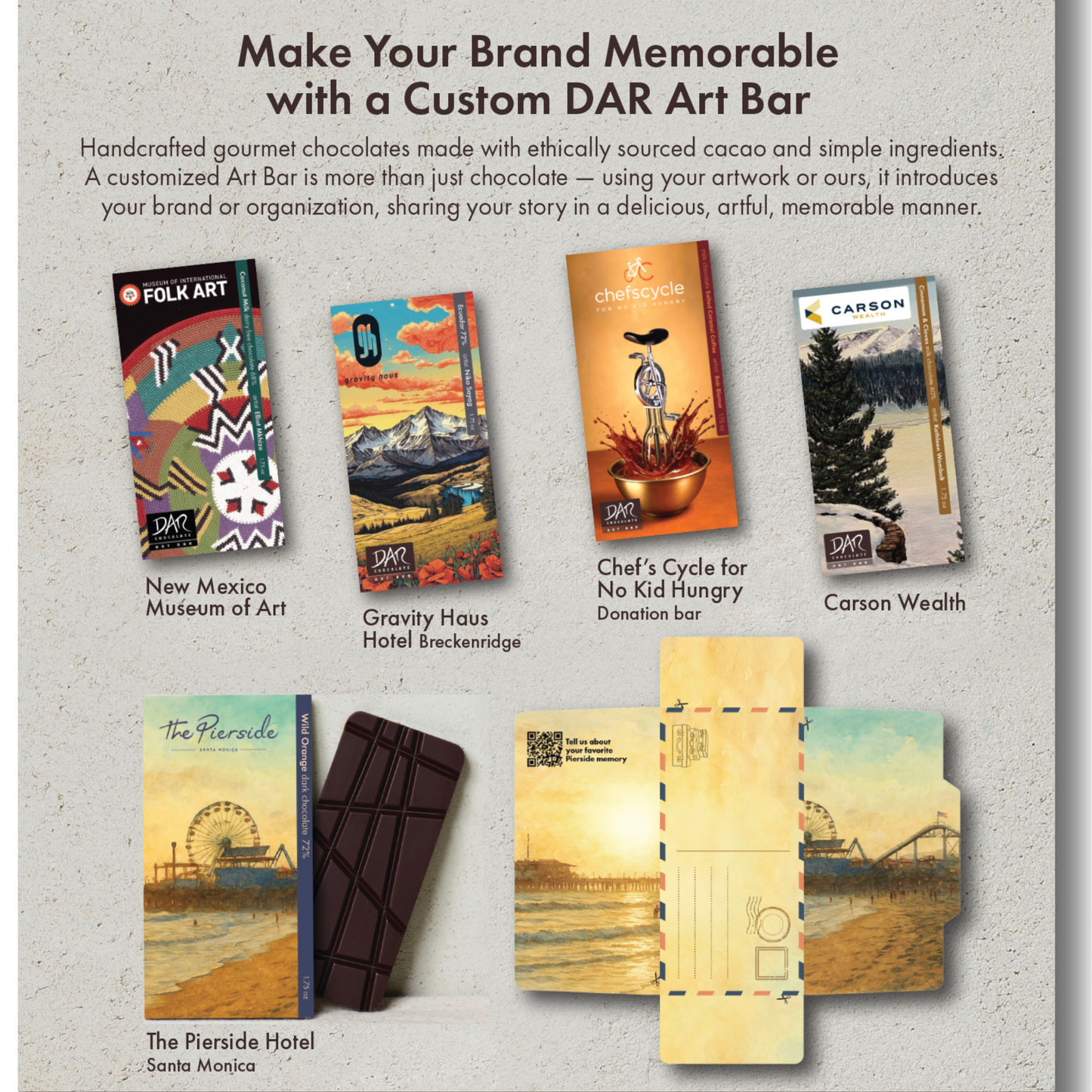 Art Bars: Salted Caramel Coffee Milk Chocolate Bar 60%