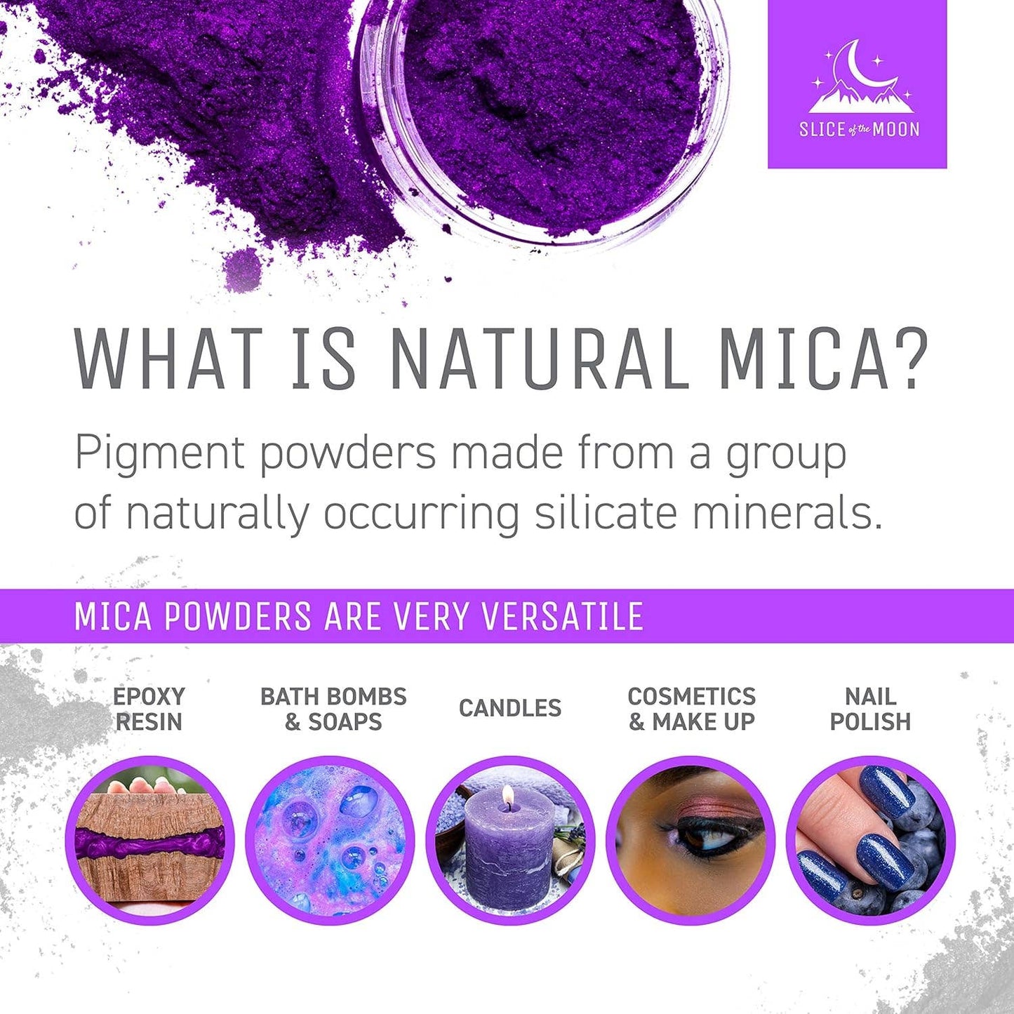 Pink Bronze Mica Glitter Powder | Natural Mineral Pigment