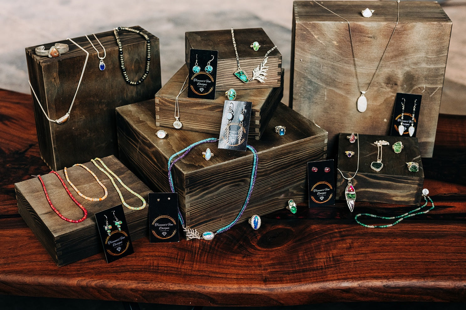 Custom handmade jewelry crafted in Western Colorado