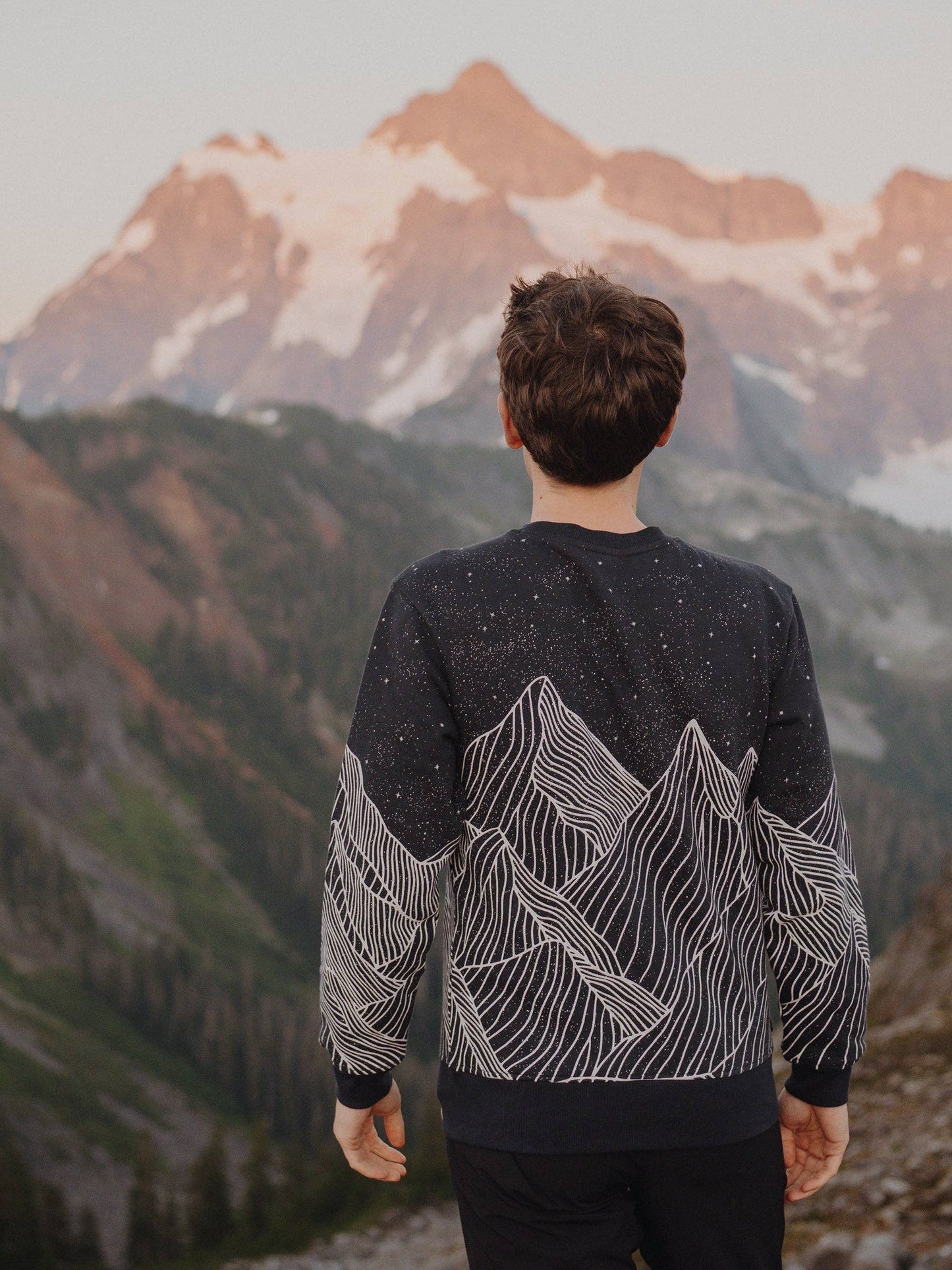 Alpine Etching Pullover