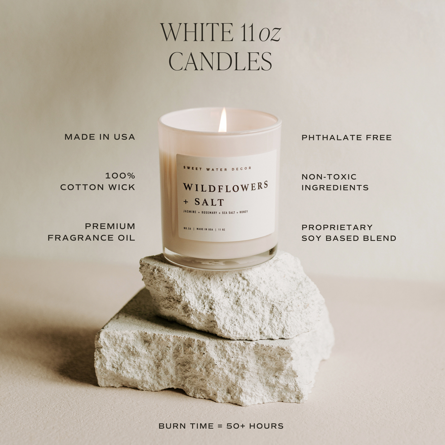 Sandalwood Rose 11 oz Soy Candle