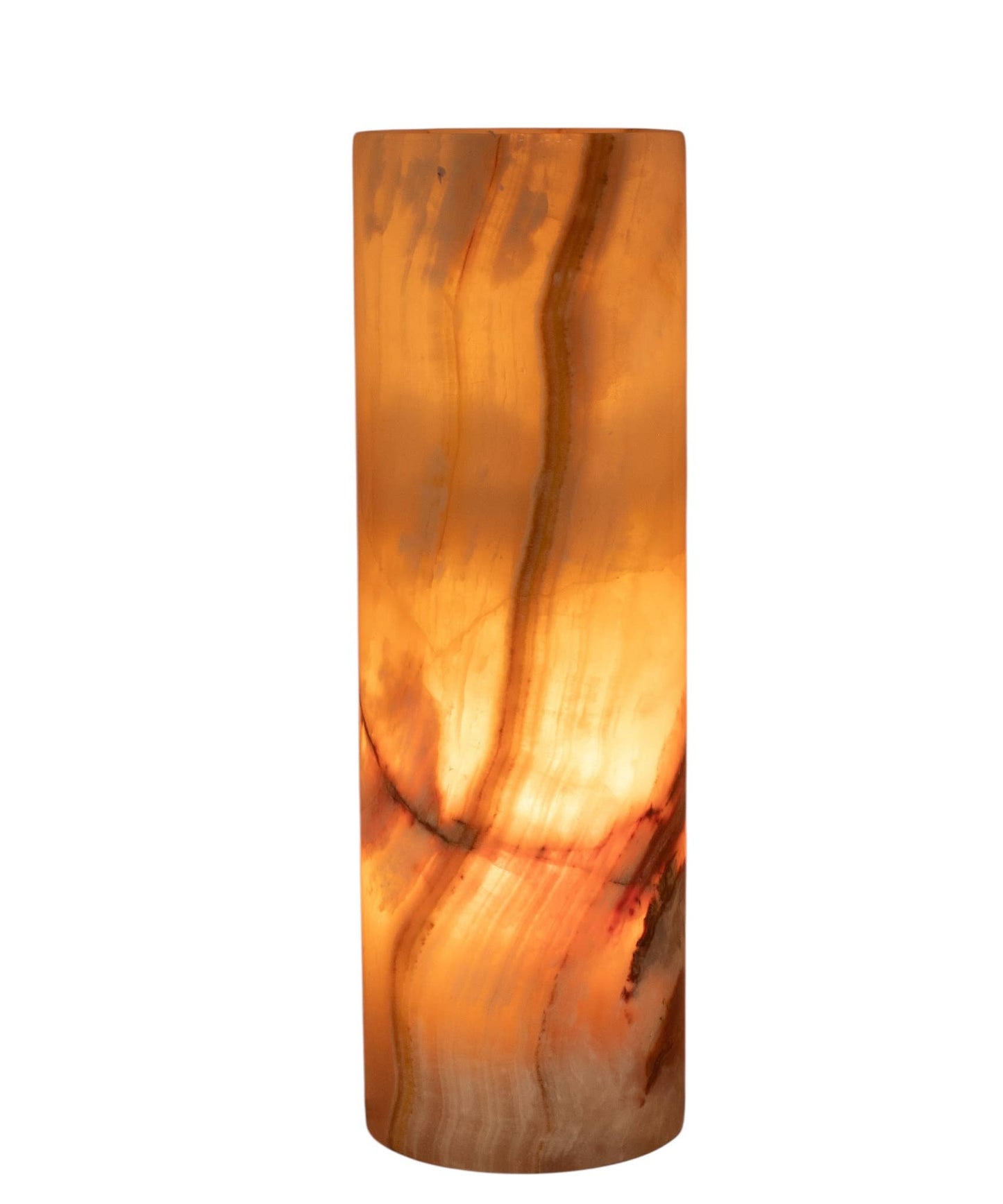 Onyx Cylinder Lamp Handcrafted