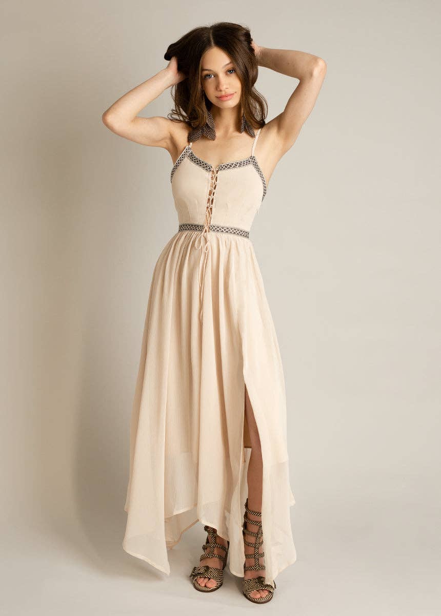 Women's Darva Dress in Ecru