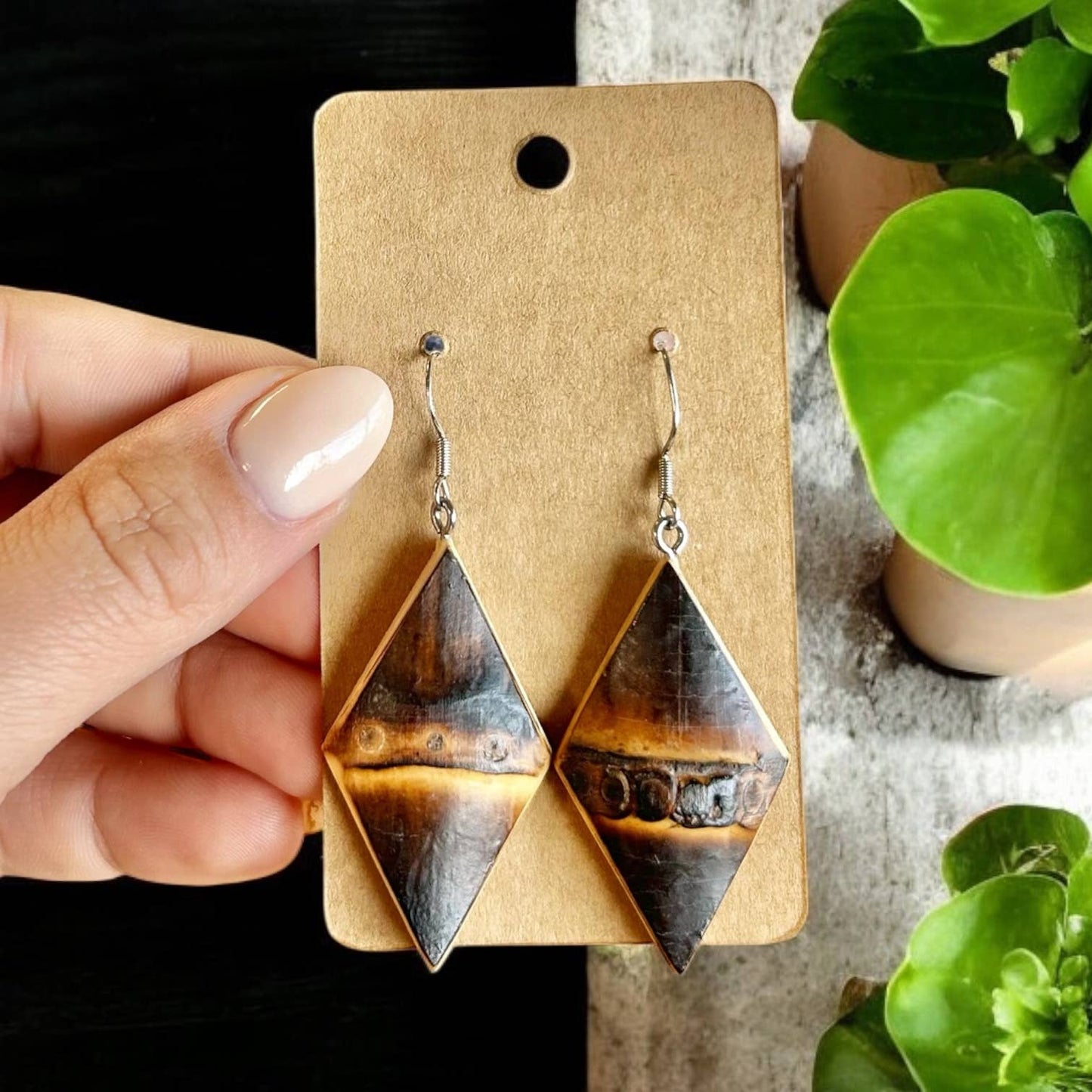 Handmade Bamboo Earrings | Jewelry Gift Bestseller