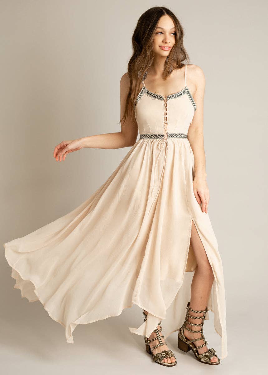 Women's Darva Dress in Ecru